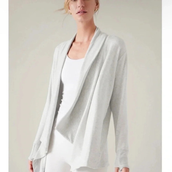 Athleta Pranayama Restore Wrap Plus Size Cardigan - Picture 1 of 7